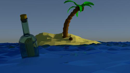 Low Poly Island preview image